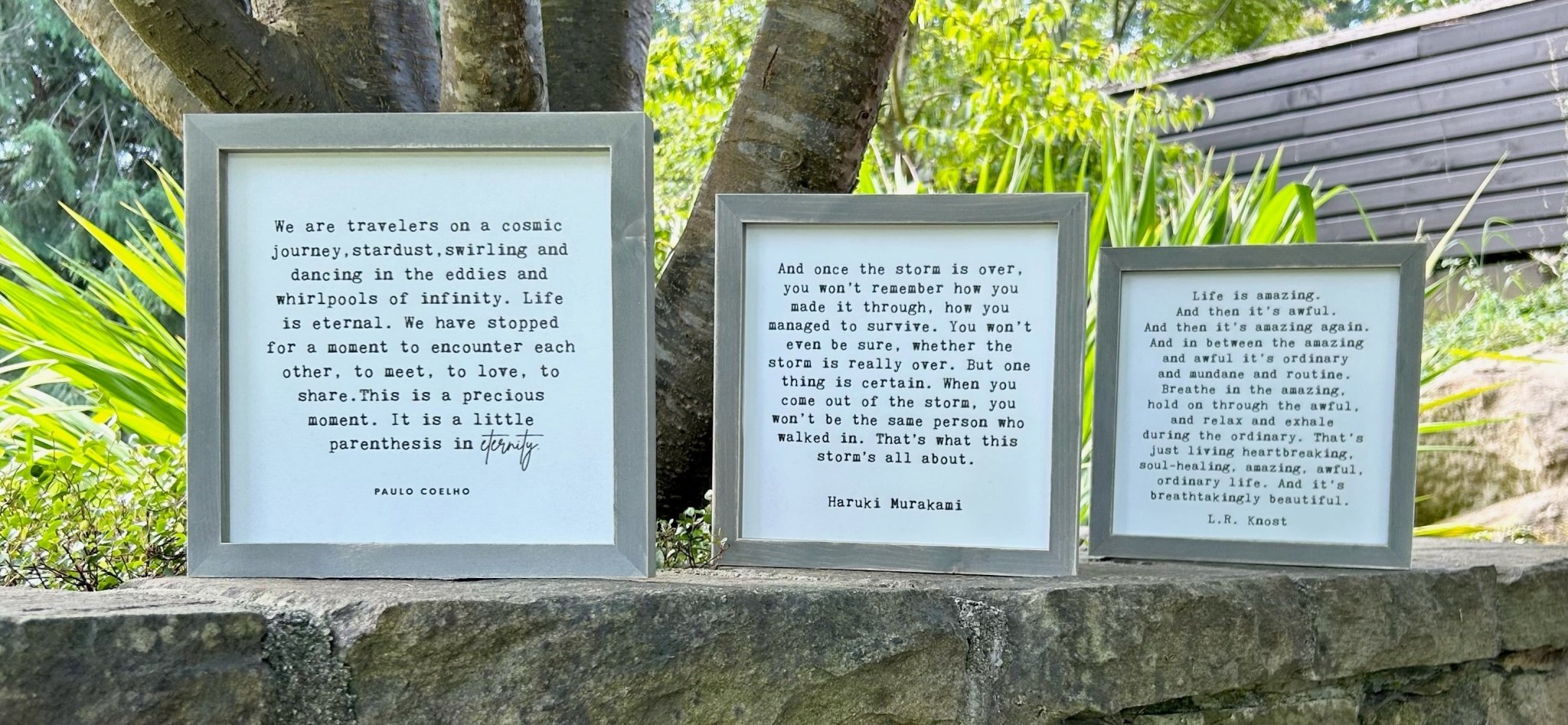Framed Words Small - Cedar Mountain Studios