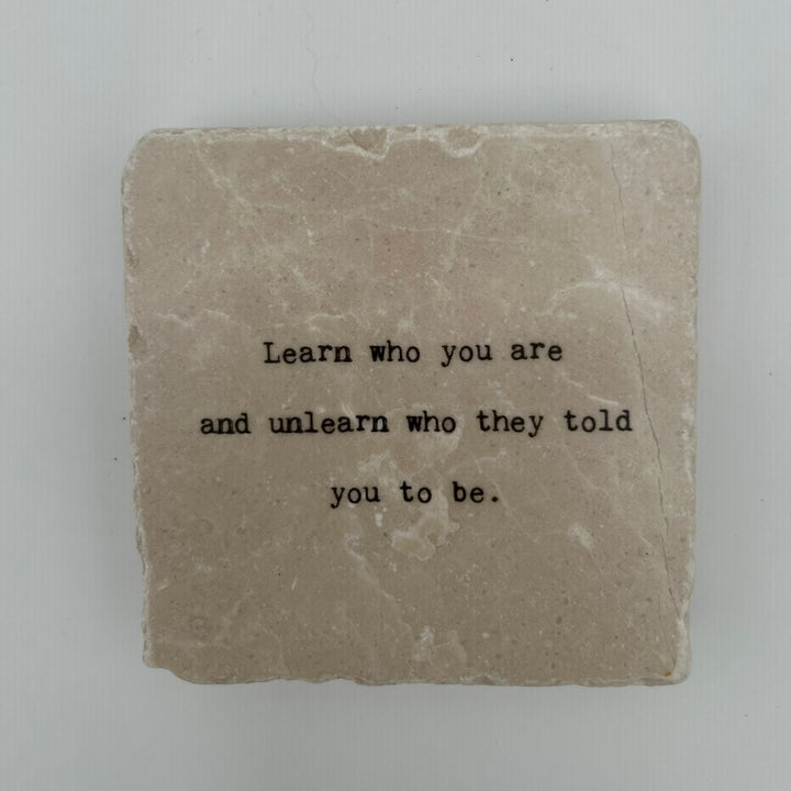 Marble Coasters - Little Gem - Learn Who You Are