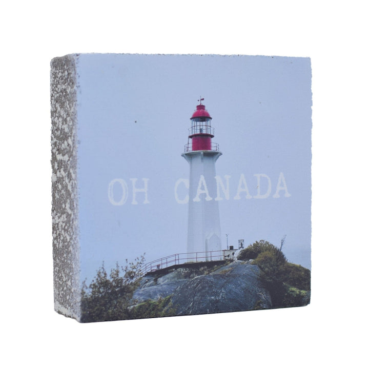 Art Block - Lost & Found - Canada Lighthouse - Cedar Mountain Studios