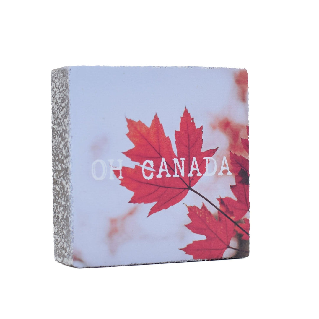 Art Block - Lost & Found - Canada Maple Leaf - Cedar Mountain Studios