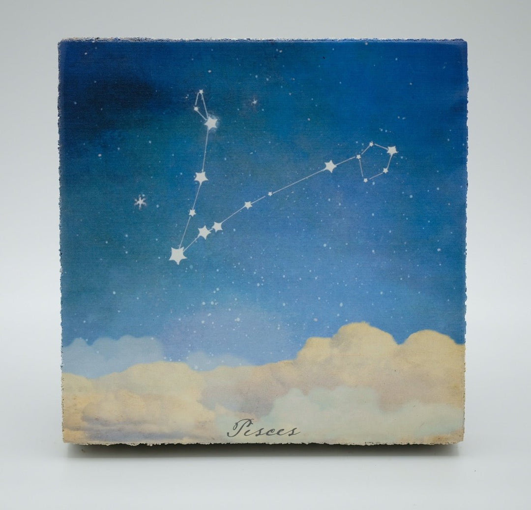 Art Block - Lost & Found - Pisces Zodiac - Cedar Mountain Studios