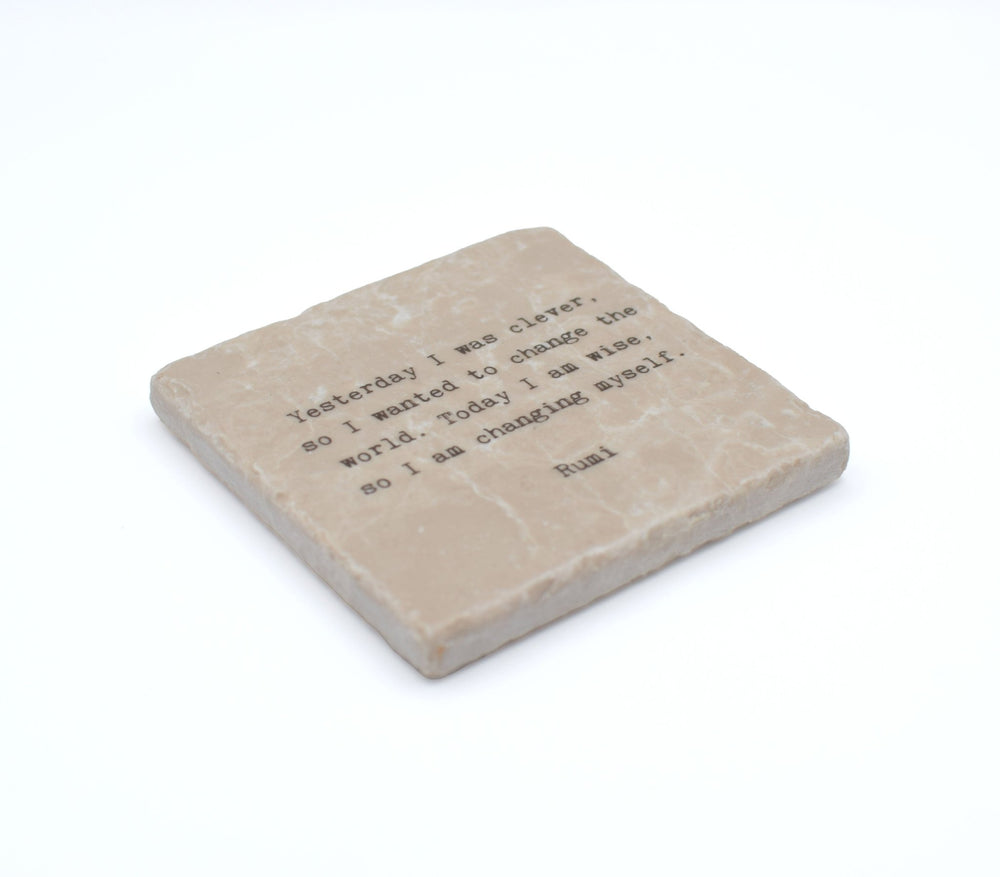 Marble Coasters - Little Gem - Yesterday I Was Clever - Cedar Mountain Studios