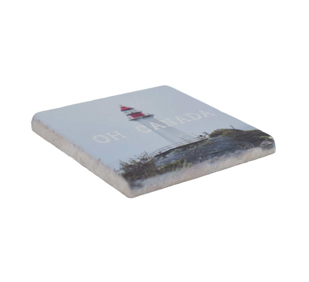 Marble Coasters - Lost & Found - Canada Lighthouse - Cedar Mountain Studios