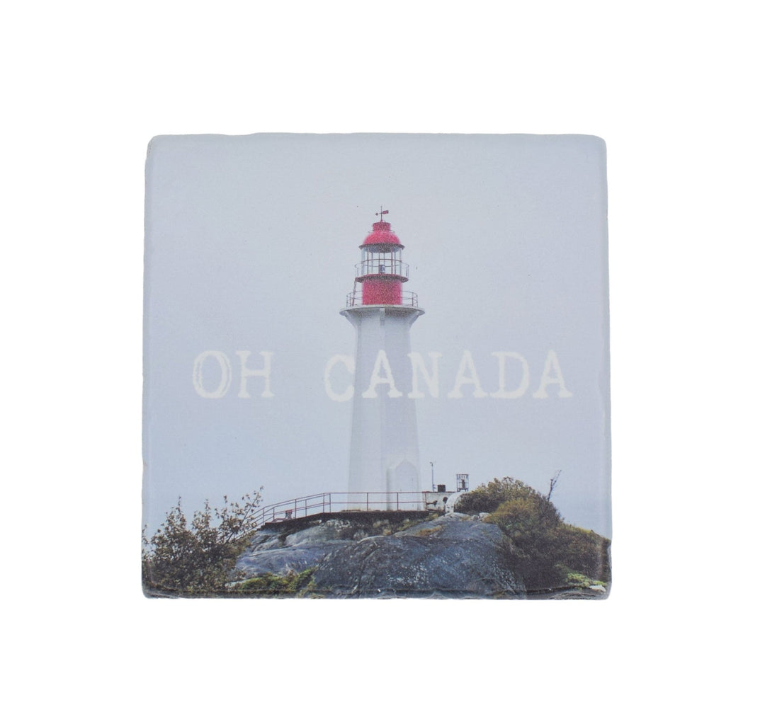 Marble Coasters - Lost & Found - Canada Lighthouse - Cedar Mountain Studios