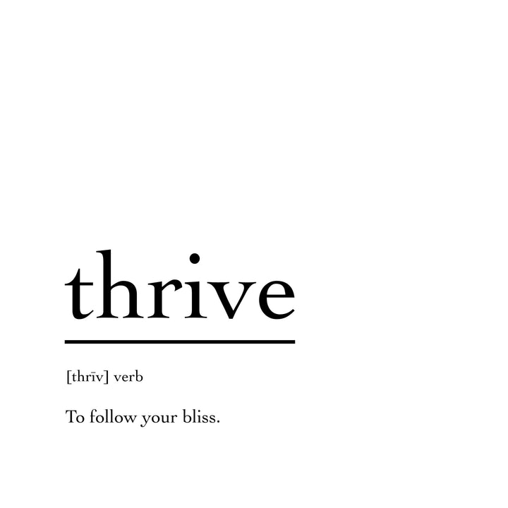 Marble Coasters - Verbs To Live By - Thrive - Cedar Mountain Studios