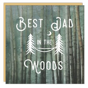 Stationery - Card - Father's Day - Best Dad in the Woods - Cedar Mountain Studios