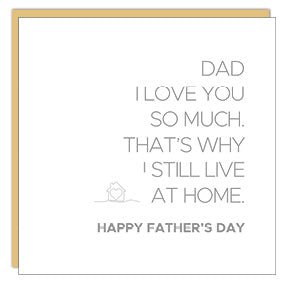 Stationery - Card - Father's Day - Live at Home - Cedar Mountain Studios