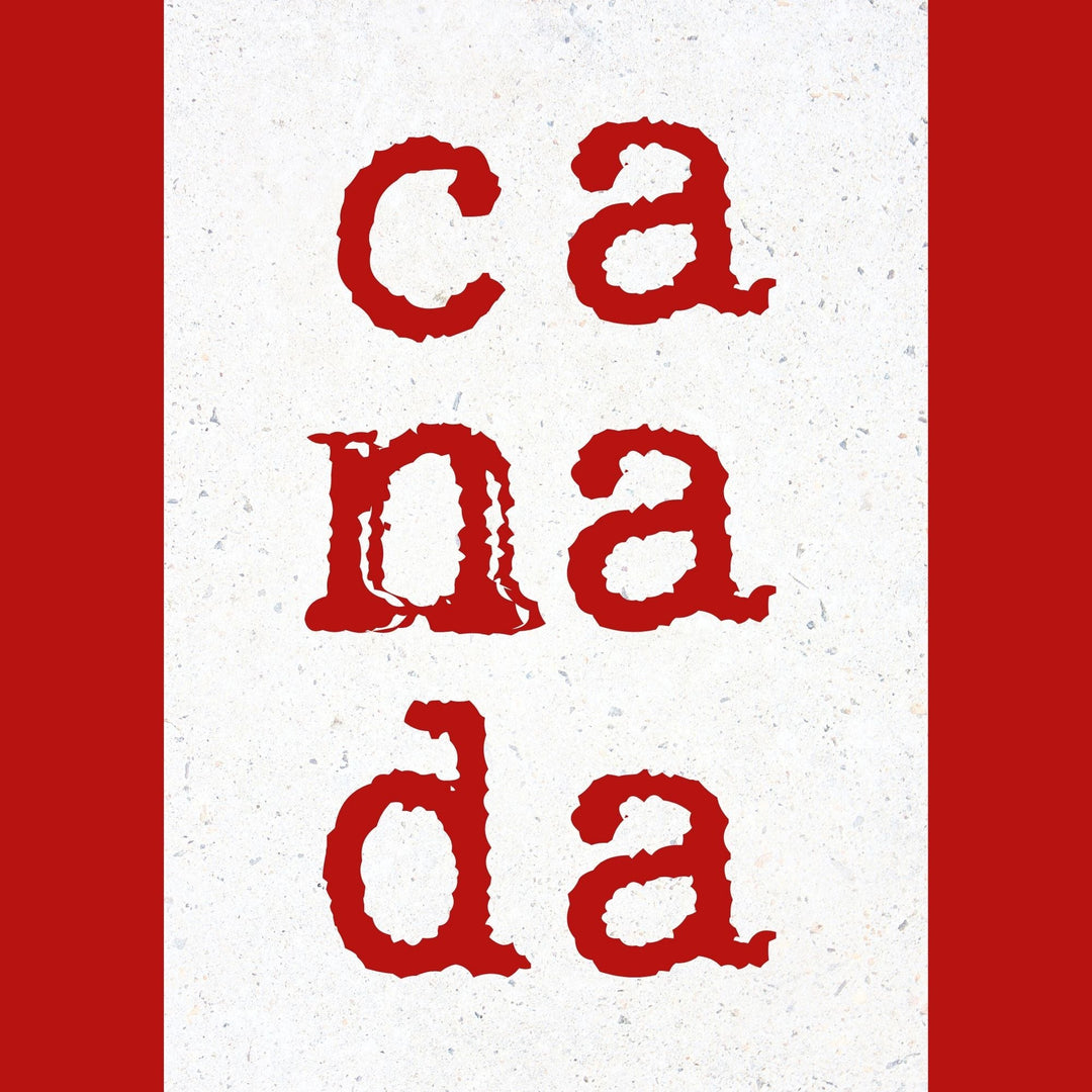 Stationery - Lost & Found Card - Canada Flag - Cedar Mountain Studios