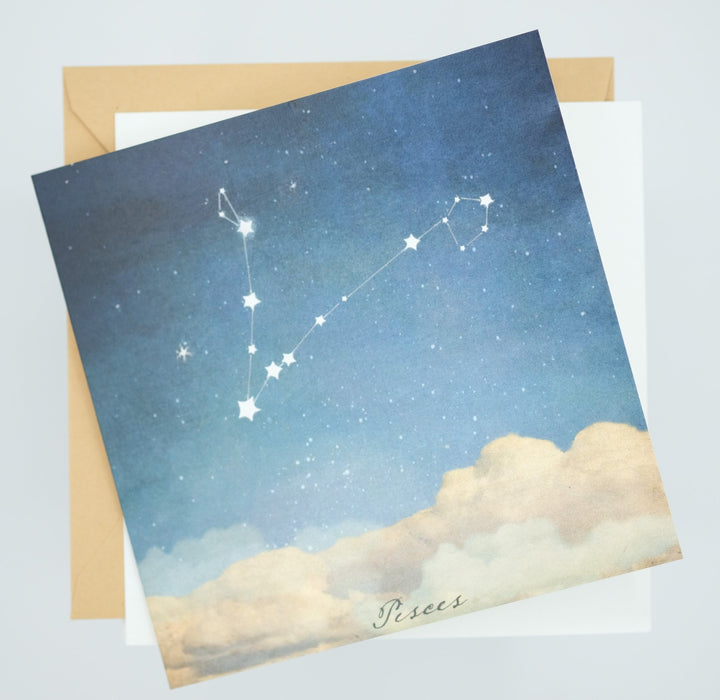 Stationery - Lost & Found Card - Pisces Zodiac - Cedar Mountain Studios