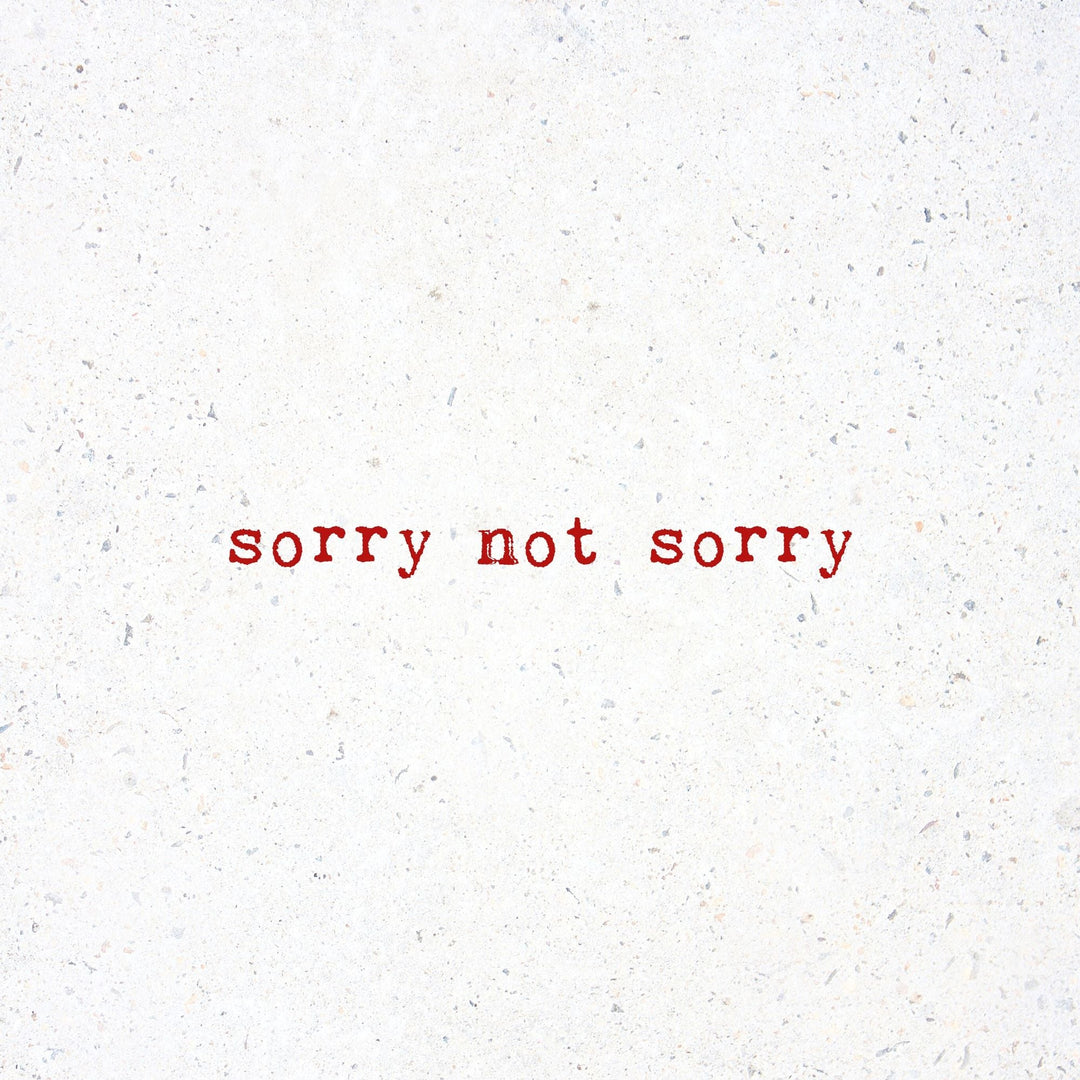 Stationery - Lost & Found Card - Sorry not sorry - Cedar Mountain Studios