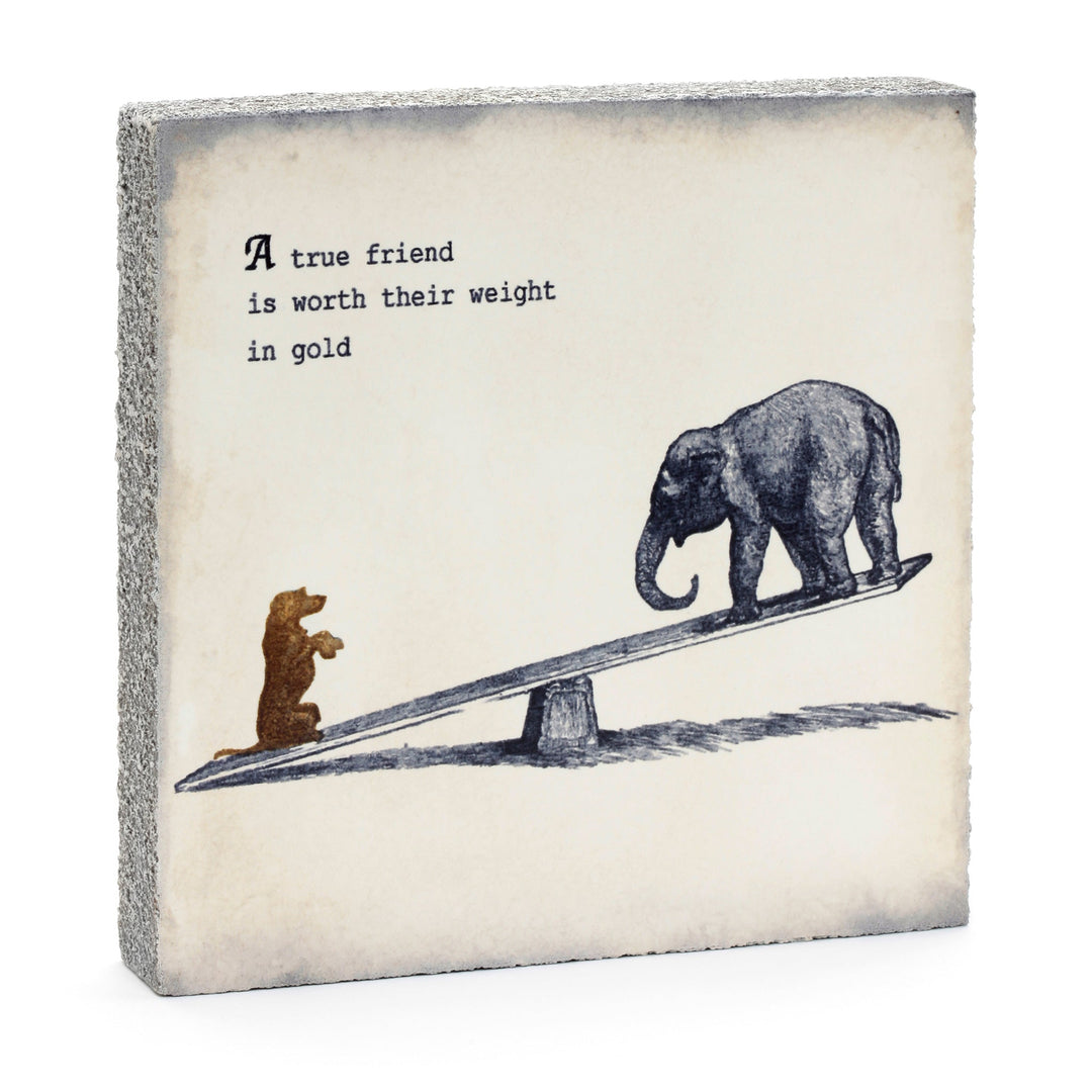A True Friend Art Block - Cedar Mountain Studios