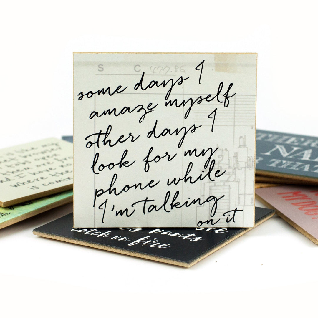 Amaze Myself Coaster or Magnet - Cedar Mountain Studios