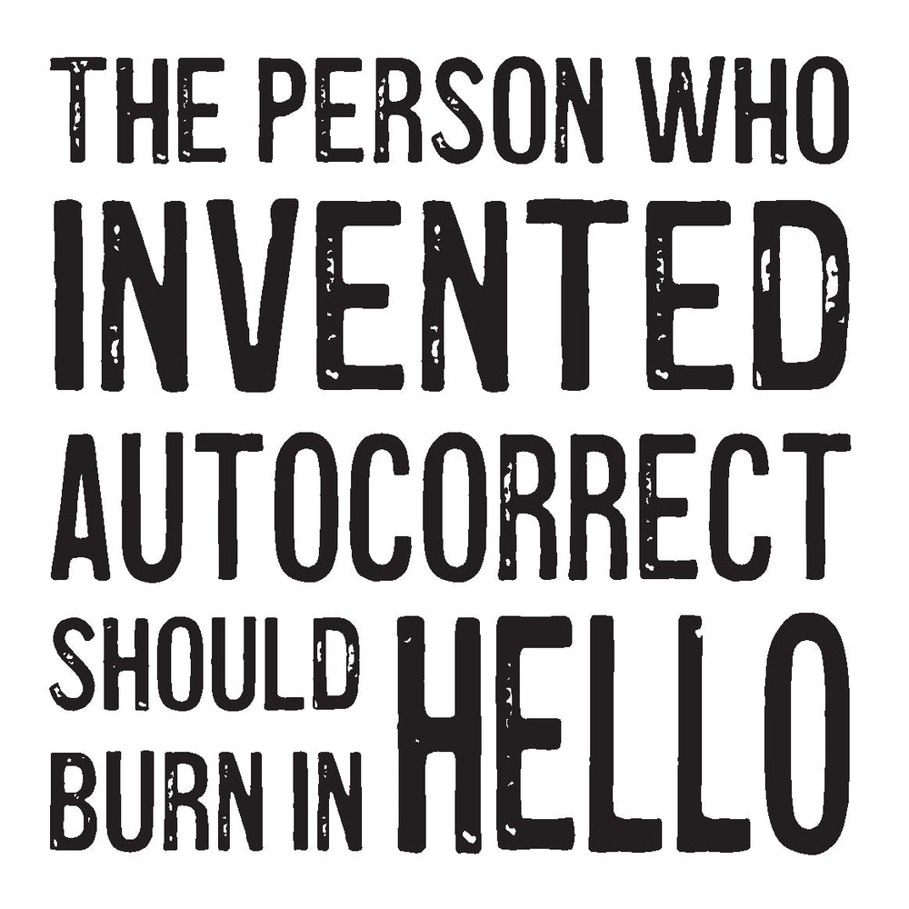 Autocorrect Coaster or Magnet - Cedar Mountain Studios