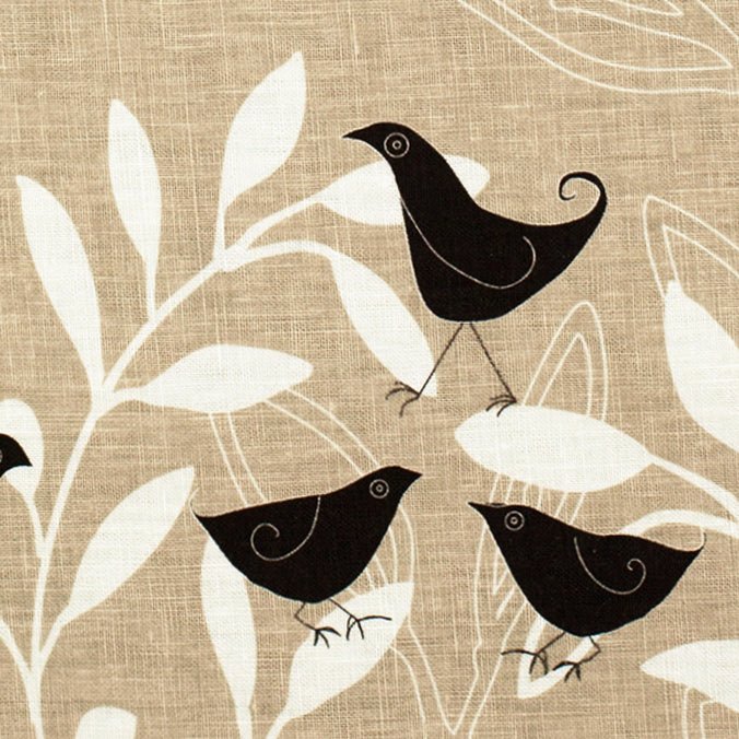 Botanical Bird Tea Towel - Cedar Mountain Studios