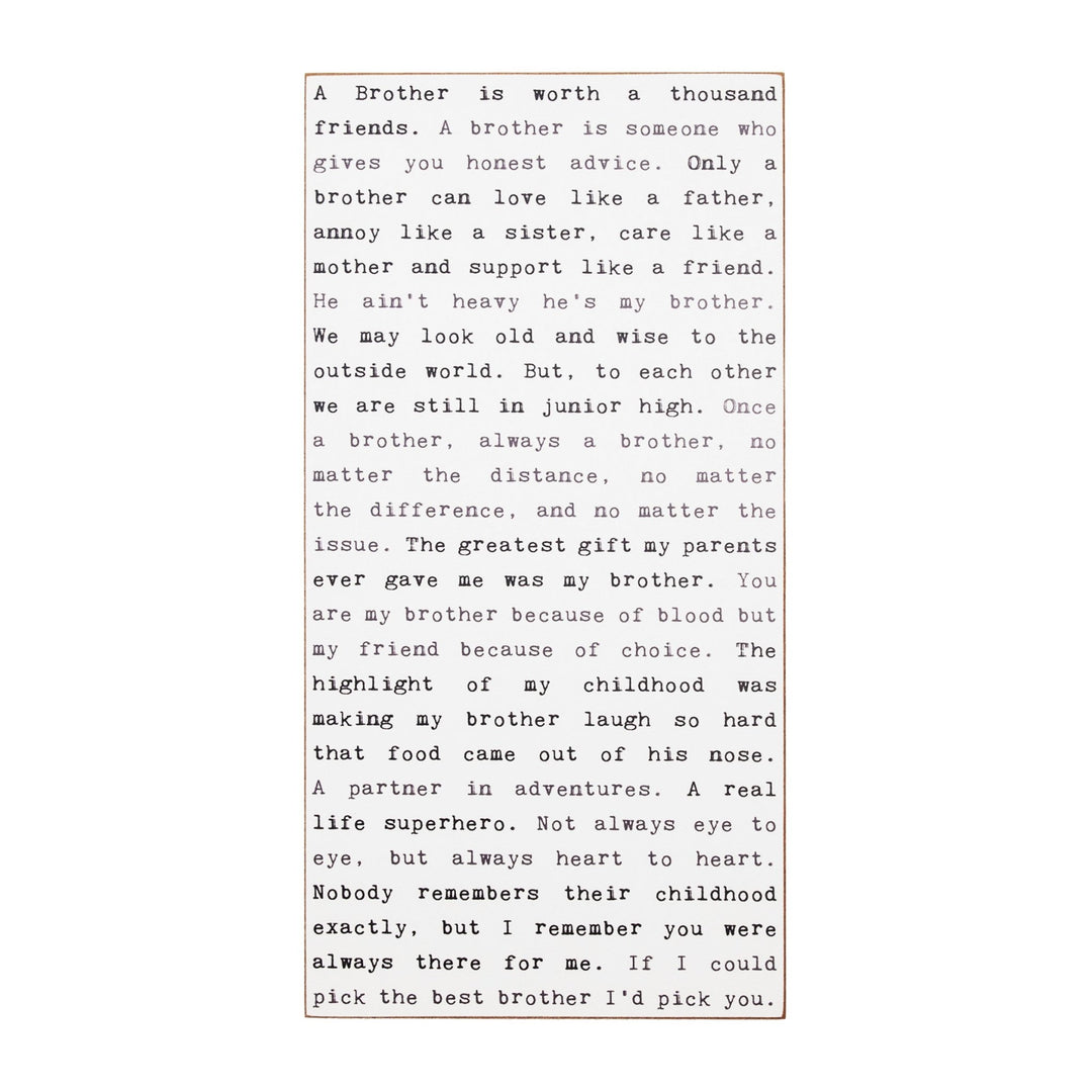 Brother Typewriter Sign - Cedar Mountain Studios