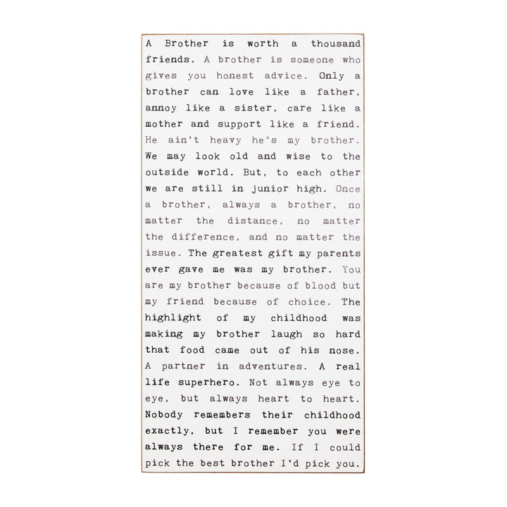Brother Typewriter Sign - Cedar Mountain Studios