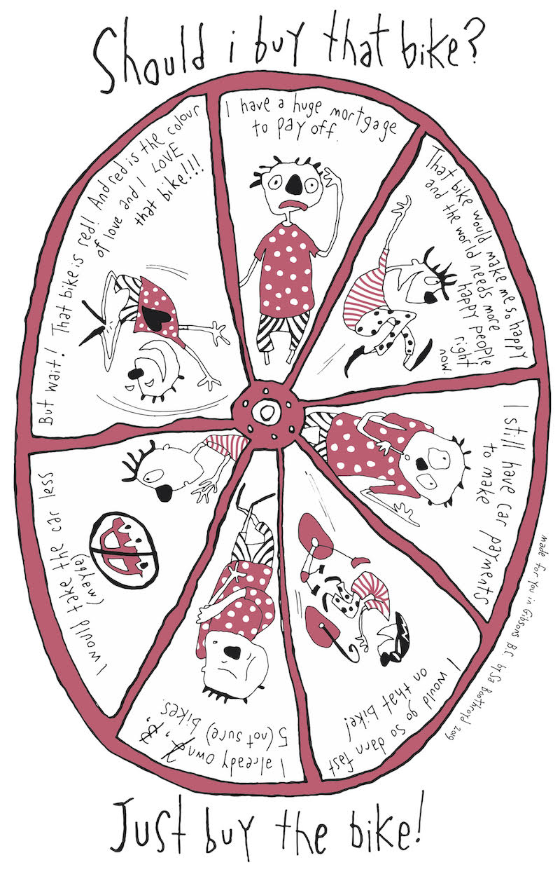 Buy The Bike Tea Towel - Cedar Mountain Studios