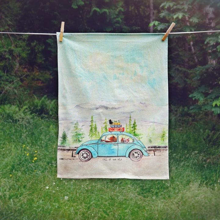 Call of the Wild Tea Towel - Cedar Mountain Studios