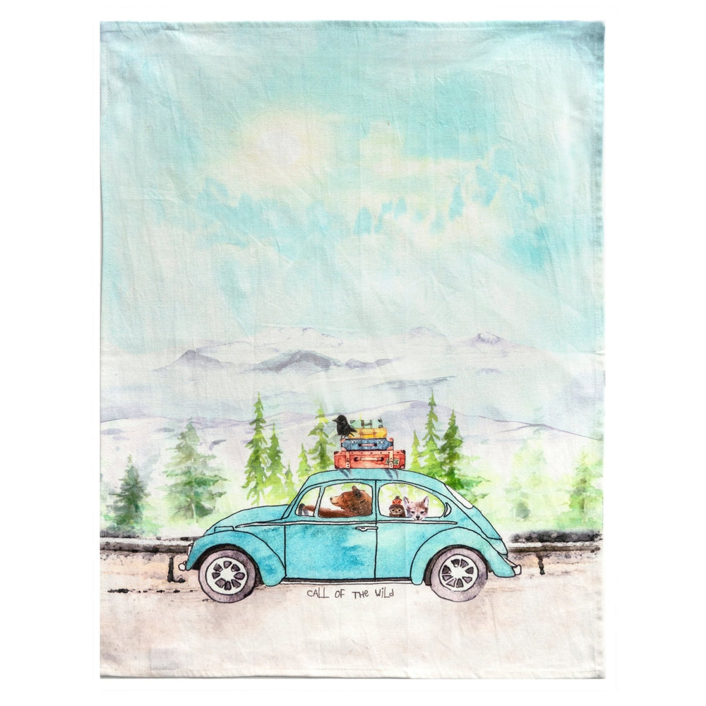 Call of the Wild Tea Towel - Cedar Mountain Studios