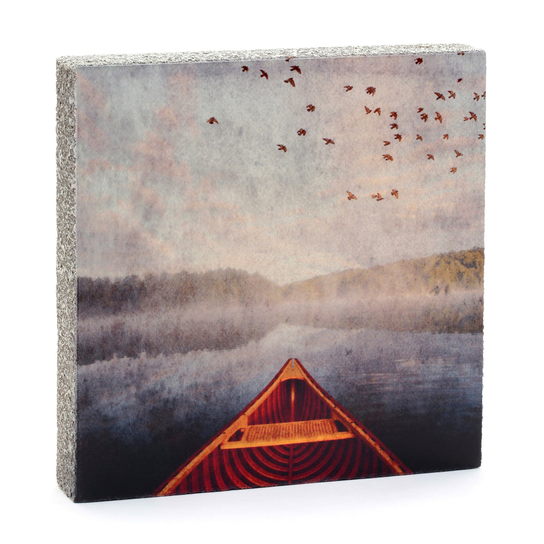 Canoe Art Block - Cedar Mountain Studios