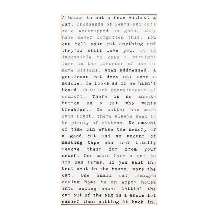 Cat Typewriter Sign - Cedar Mountain Studios