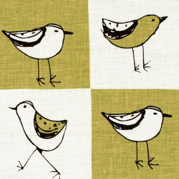 Check Bird Tea Towel - Cedar Mountain Studios