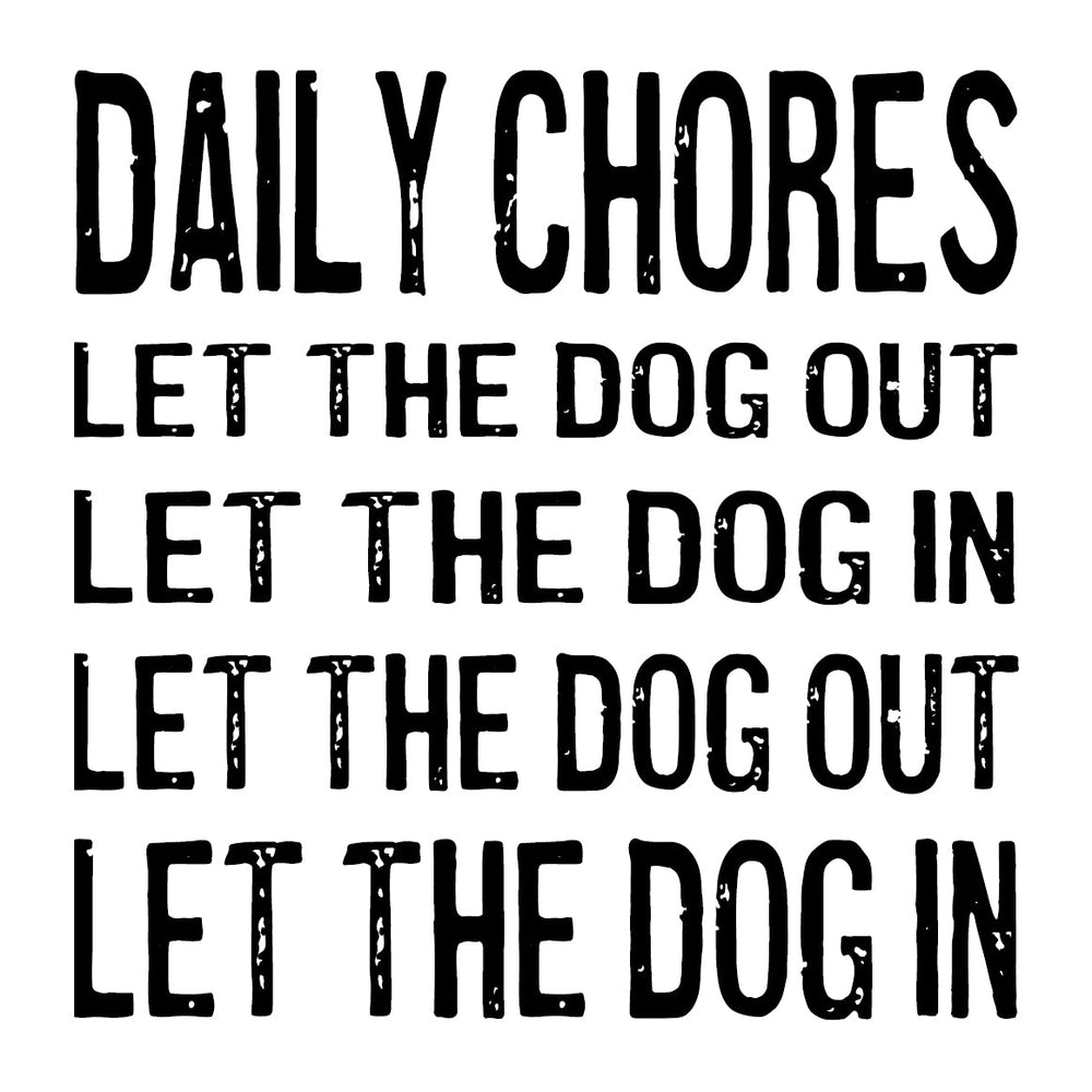 Daily Chores Coaster or Magnet - Cedar Mountain Studios