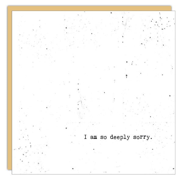 Deeply Sorry - Cedar Mountain Studios