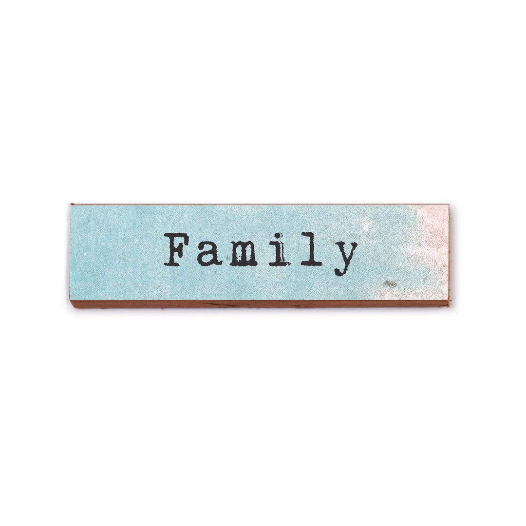 Family Timber Magnet - Cedar Mountain Studios