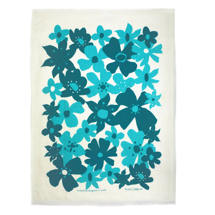 Flowers Tea Towel - Cedar Mountain Studios