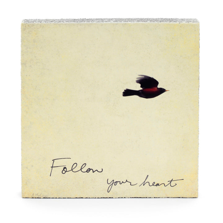 Follow your Heart Art Block - Cedar Mountain Studios