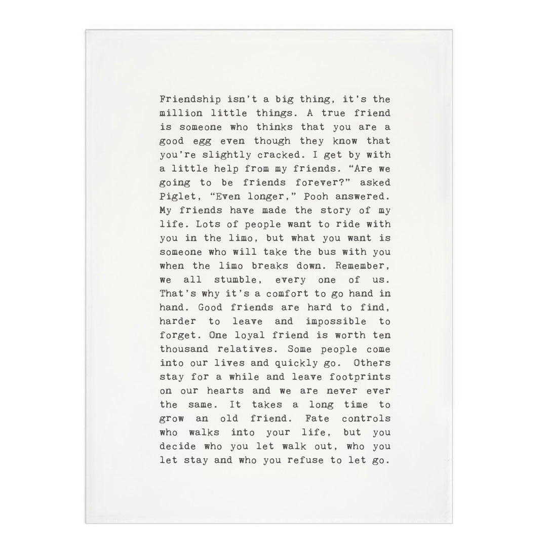 Friendship Tea Towel - Cedar Mountain Studios