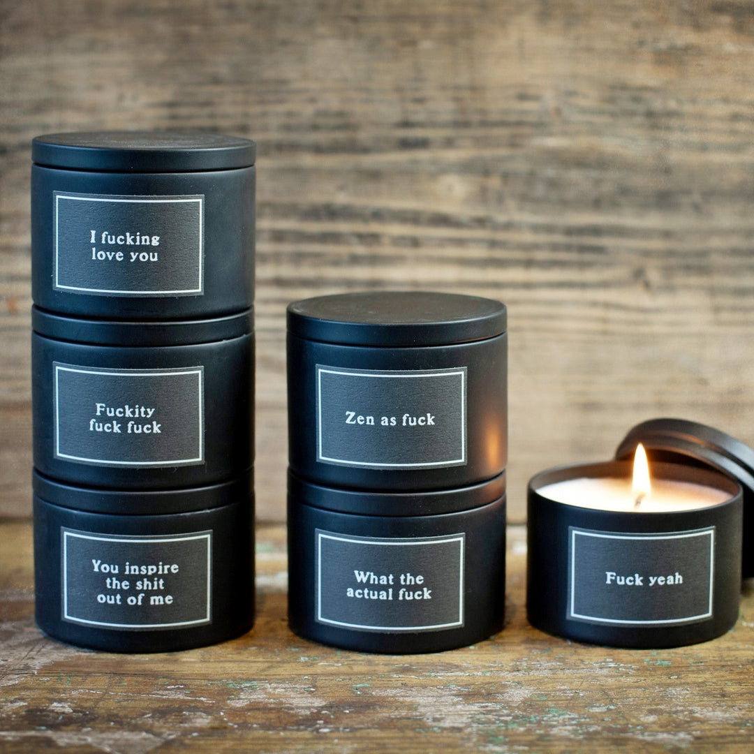 Fuckity Fuck Fuck Candle - Cedar Mountain Studios