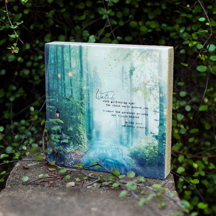 Glittering Eyes Art Block - Cedar Mountain Studios