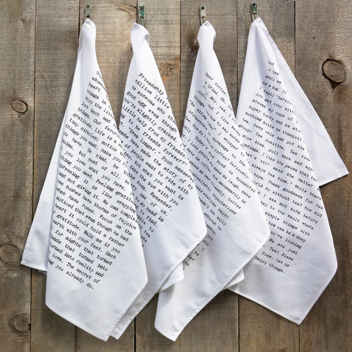 Gratitude Tea Towel - Cedar Mountain Studios