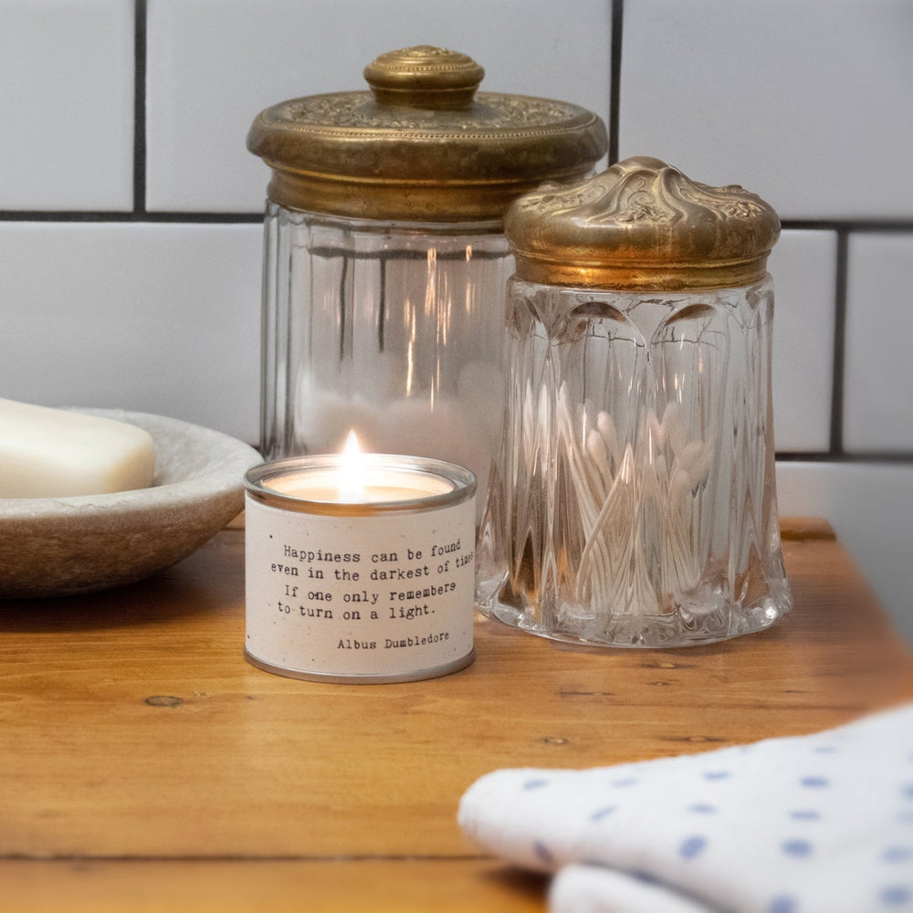 Happiness Can Be Found Little Gem Candle - Cedar Mountain Studios