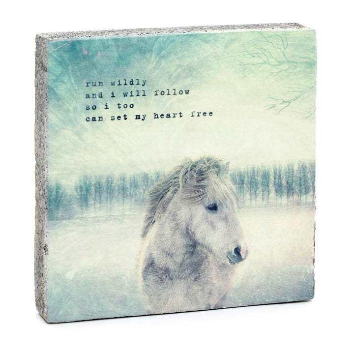 Horse Art Block - Cedar Mountain Studios