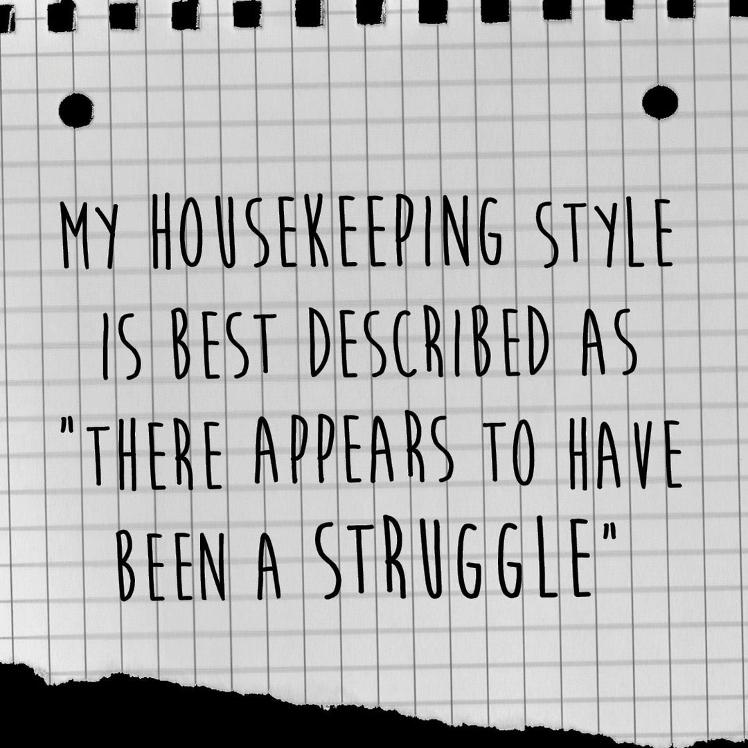 Housekeeping Coaster or Magnet - Cedar Mountain Studios