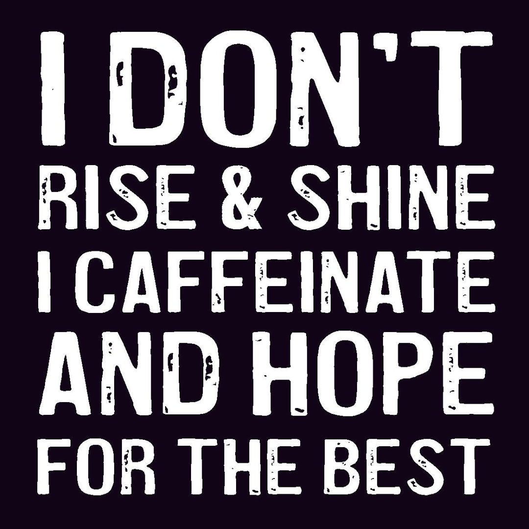 I Don't Rise & Shine Coaster or Magnet - Cedar Mountain Studios