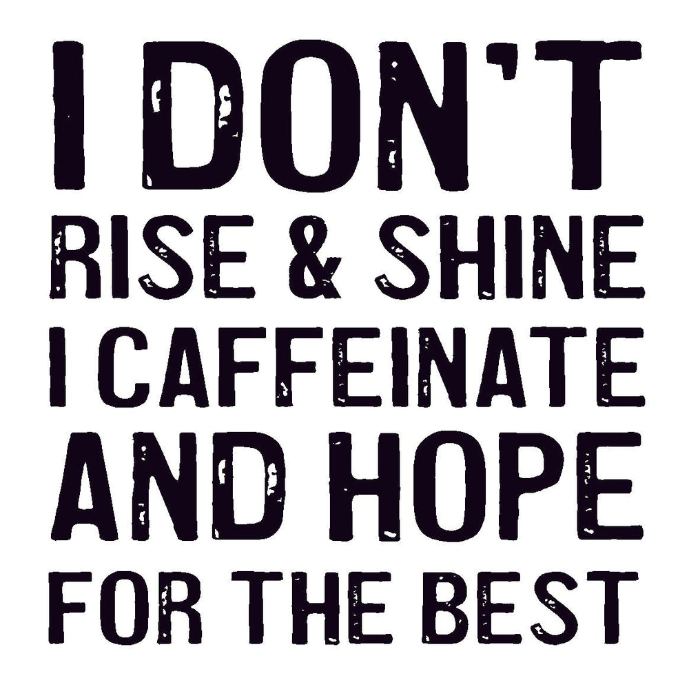 I Don't Rise & Shine Coaster or Magnet - Cedar Mountain Studios