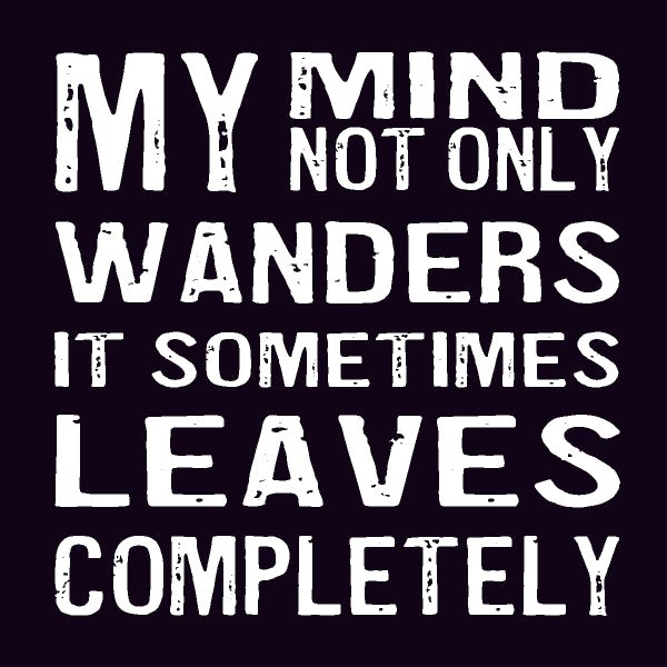 My Mind Not Only Coaster or Magnet - Cedar Mountain Studios
