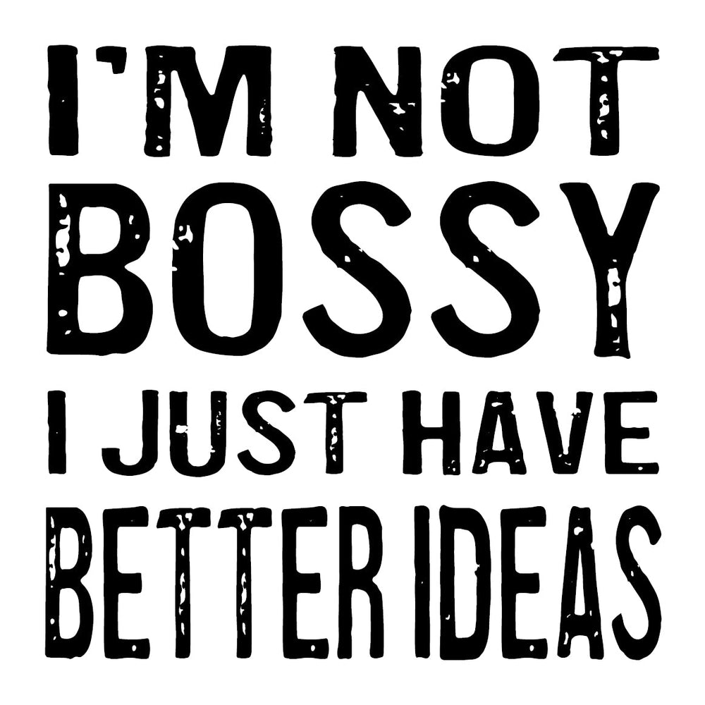 Not Bossy Coaster or Magnet - Cedar Mountain Studios
