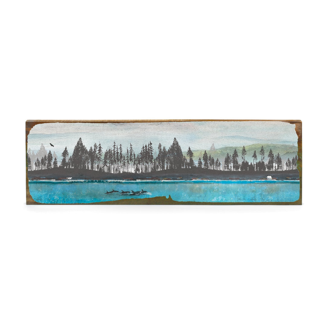 Orca Pod Timber Art - Cedar Mountain Studios
