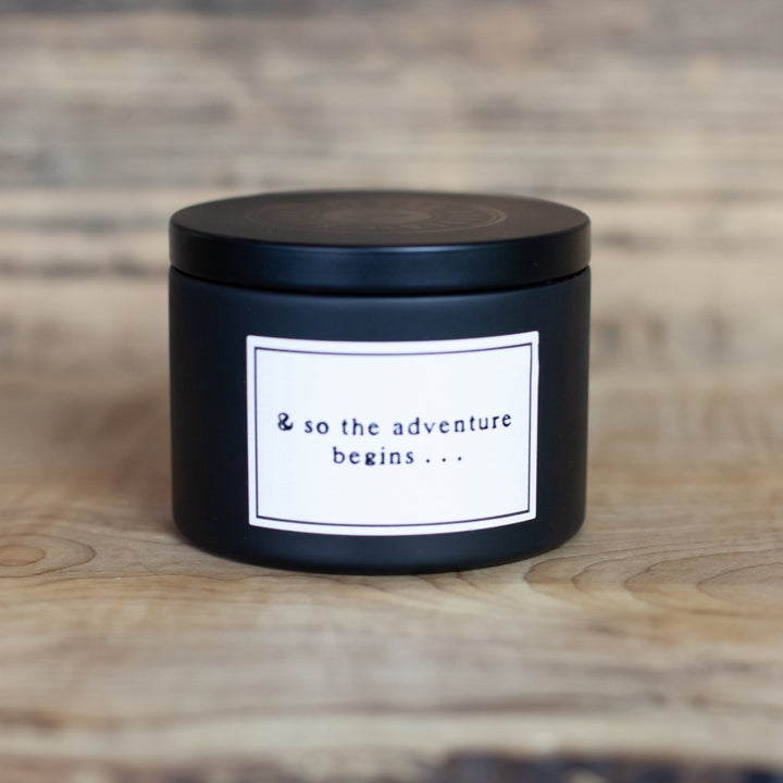 & So The Adventure Begins Candle - Cedar Mountain Studios