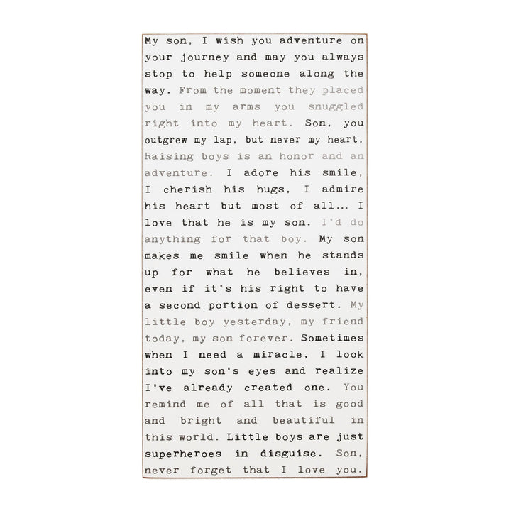 Son Typewriter Sign - Cedar Mountain Studios