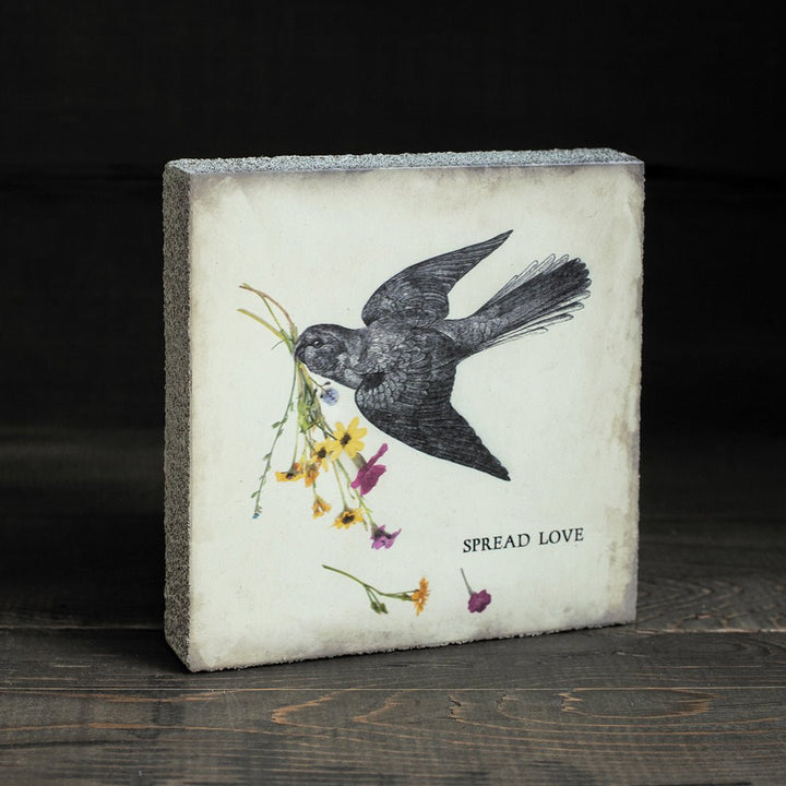 Spread Love Art Block - Cedar Mountain Studios