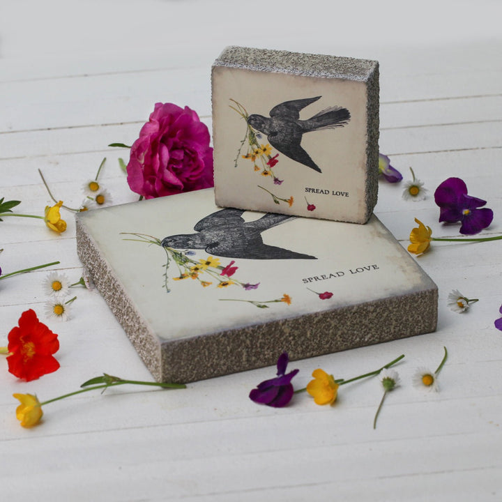 Spread Love Art Block - Cedar Mountain Studios