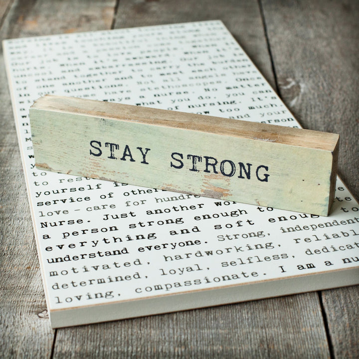 Stay Strong Timber Bit - Cedar Mountain Studios