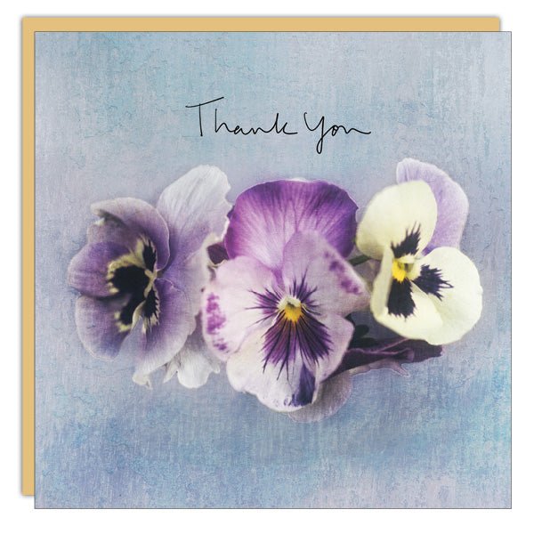 Thank You Pansies - Cedar Mountain Studios