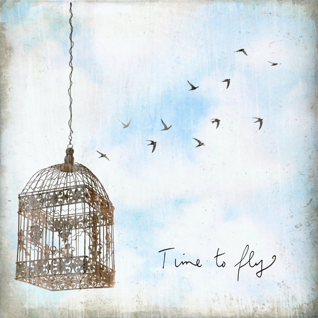 Time to Fly Art Block - Cedar Mountain Studios